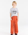 The animals observatory - rooster kids t-shirt - grey