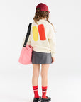 The animals observatory - swan kids skirt - dark grey
