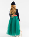 The animals observatory - mussel kids knit dress - navy