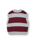 The animals observatory - bobfish kids cardigan vest - grey