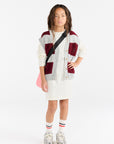 The animals observatory - bobfish kids cardigan vest - grey