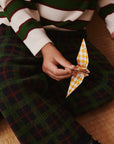 Fub - kids - wool striped polo - ecru