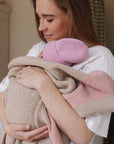 HVID - Blanket Gilbert - sand/bubblegum