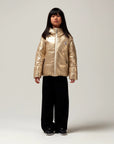 Gosoaky - rain & winter coat - flashy dragon - gold