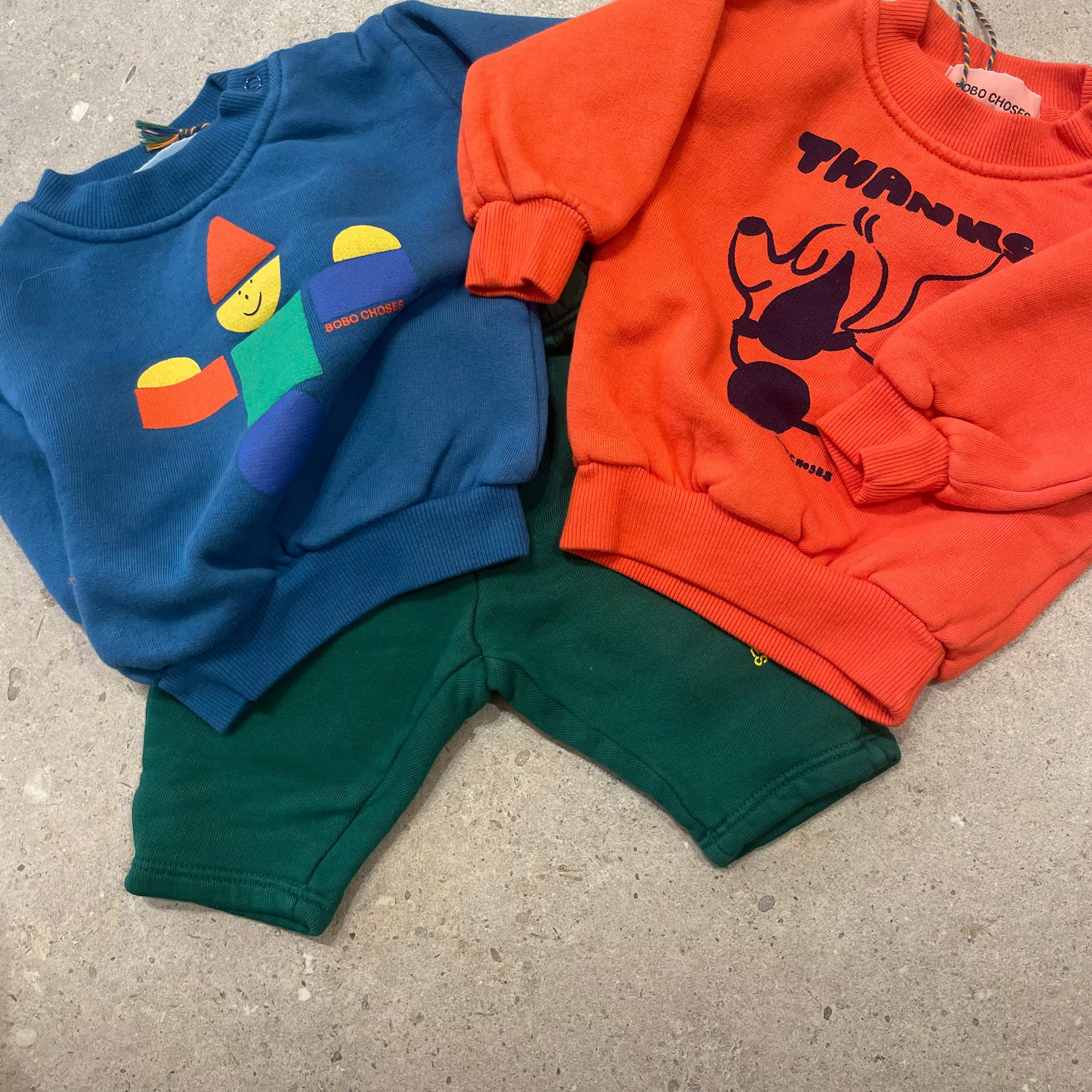 Bobo Choses - fun - baby - rolling dog fleece sweatshirt