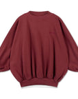 Repose Ams - iris crop sweater - royal burgundy