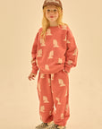 Jelly Mallow - chess horse patern sweatshirt