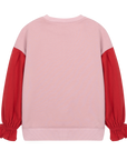 Jelly Mallow - flower garden puff sweatshirt