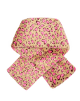 Jelly Mallow - heart fur leopard scarf