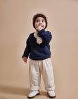 Buho - bb - soft jersey sweatshirt - navy