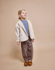 Buho - kids - warm rib t-shirt - ivory
