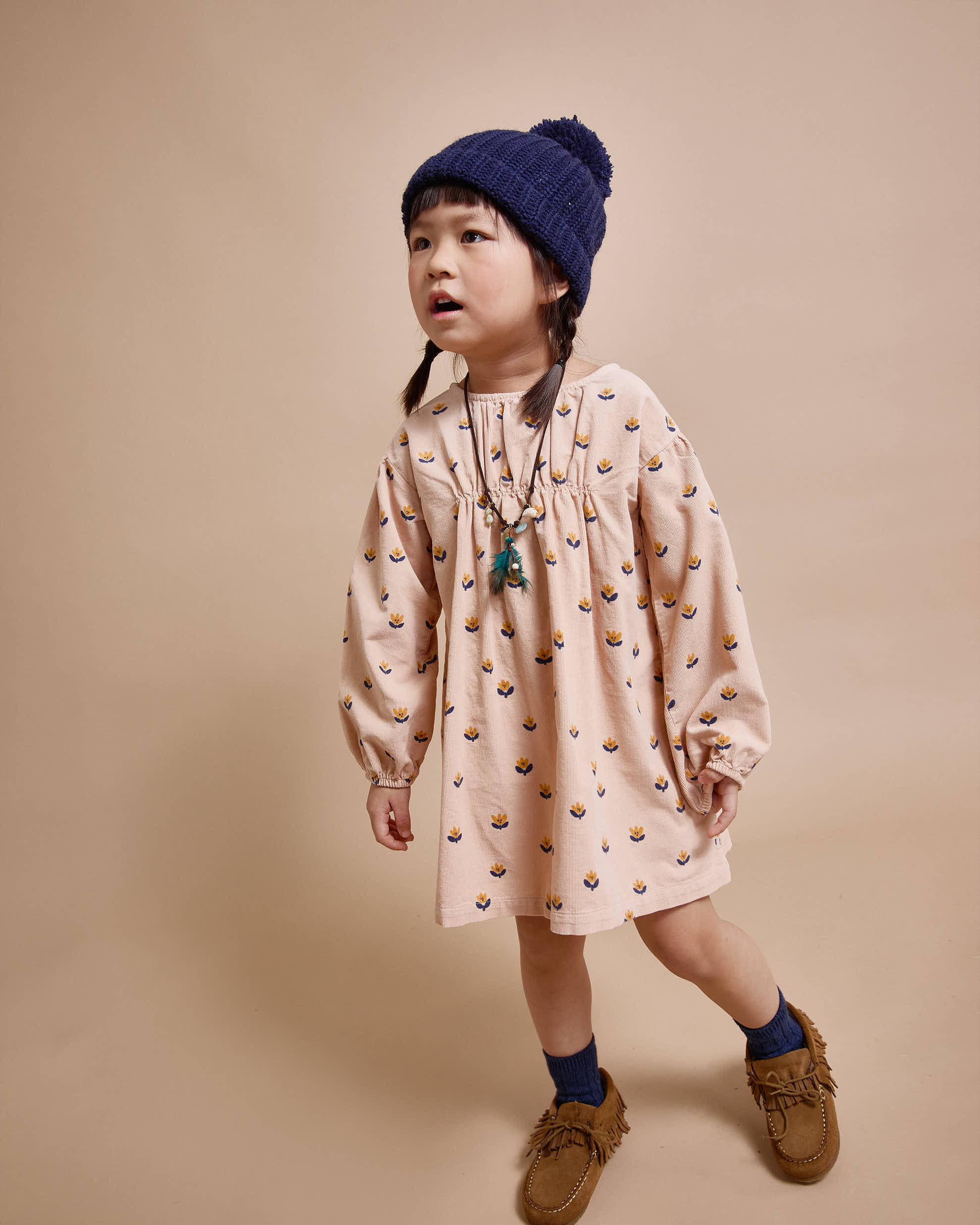 Buho - kids - naif dress - rose