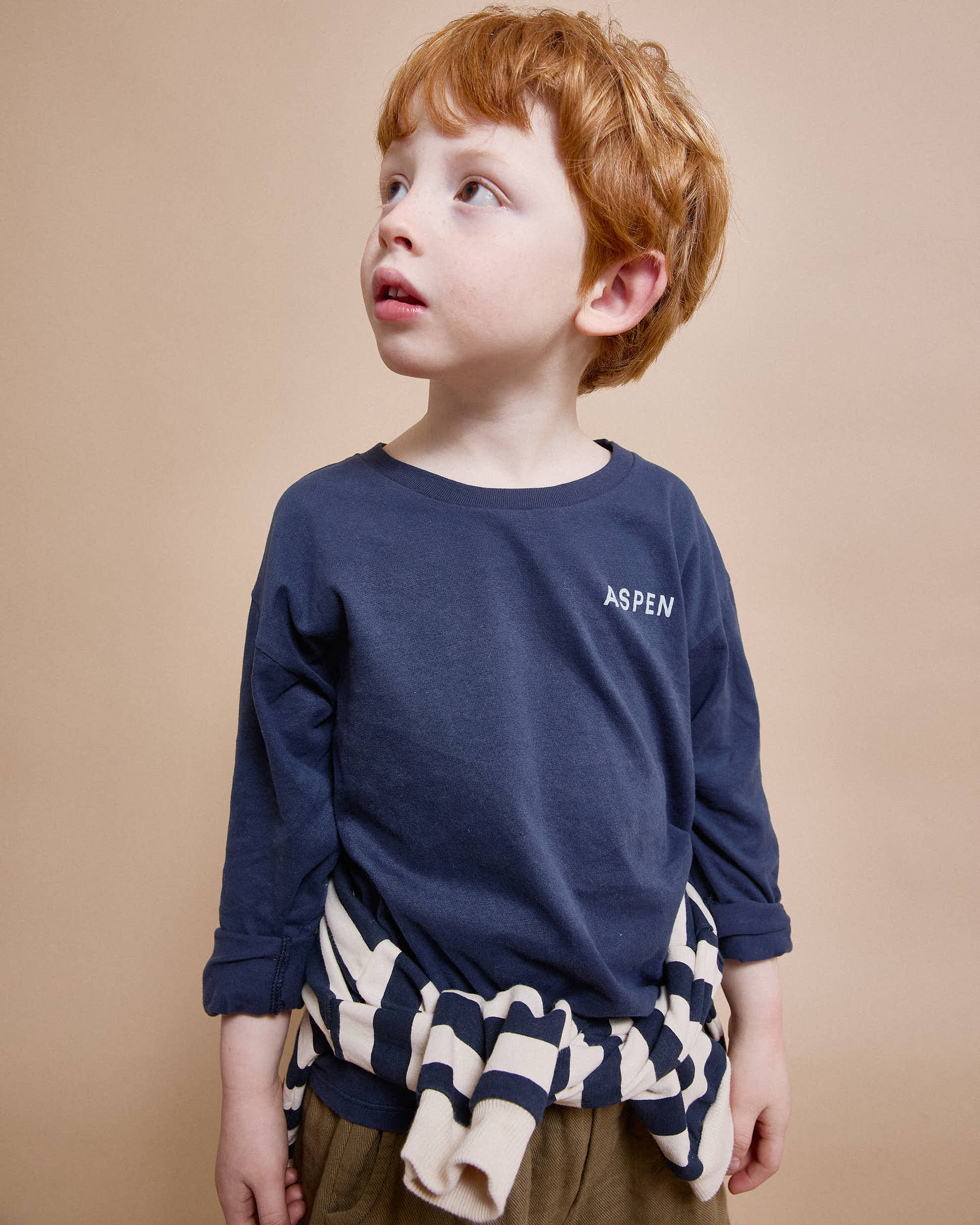 Buho - kids - aspen t-shirt - navy