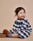 Buho - bb - gingham dress - navy