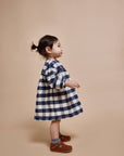Buho - bb - gingham dress - navy
