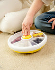 Gobe - large snack spinner - lemon yellow