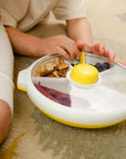 Gobe - large snack spinner - lemon yellow