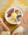 Gobe - large snack spinner - lemon yellow