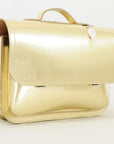 Own stuff - Lagere school boekentas - magnetic - shiny gold