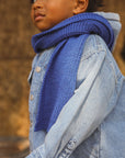 HVID - gustave scarf - cobalt blue