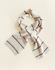 HVID - igor scarf - cream/blue