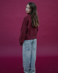 Repose Ams - city sweater - royal burgundy