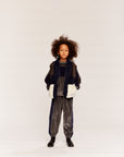 Wynken - sloth sweatpants - slate/deep navy
