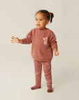 The campamento - baby - rabbits leggings - brown