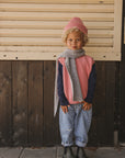 Hvid - wool vest - harvey - kids - bubblegum