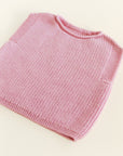 Hvid - wool vest -baby - harvey - cotton candy