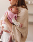 Hvid - wool vest -baby - harvey - cotton candy