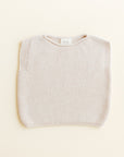 Hvid - wool vest - baby - harvey - cream
