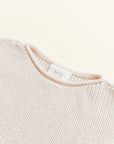 Hvid - wool vest - baby - harvey - cream