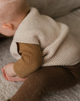 Hvid - wool vest - baby - harvey - cream