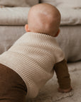 Hvid - wool vest - baby - harvey - cream