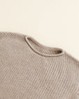 Hvid - wool vest - harvey - kids - sand