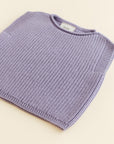 Hvid - wool vest - baby - harvey - lilac