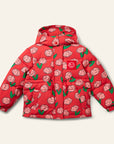 Wynken - kukka down jacket - dancing dahlia