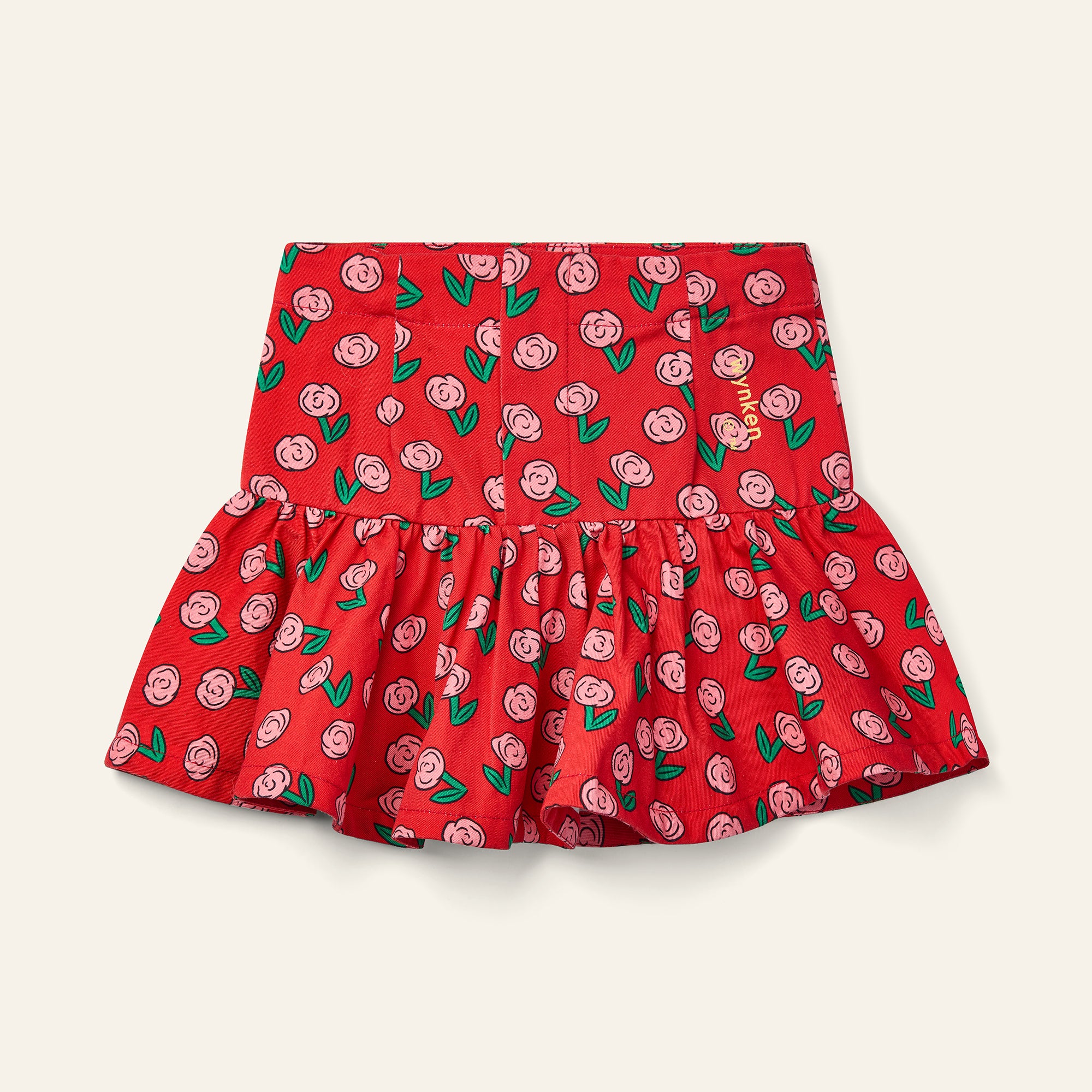 Wynken - cloud denim skirt - dancing dhalia