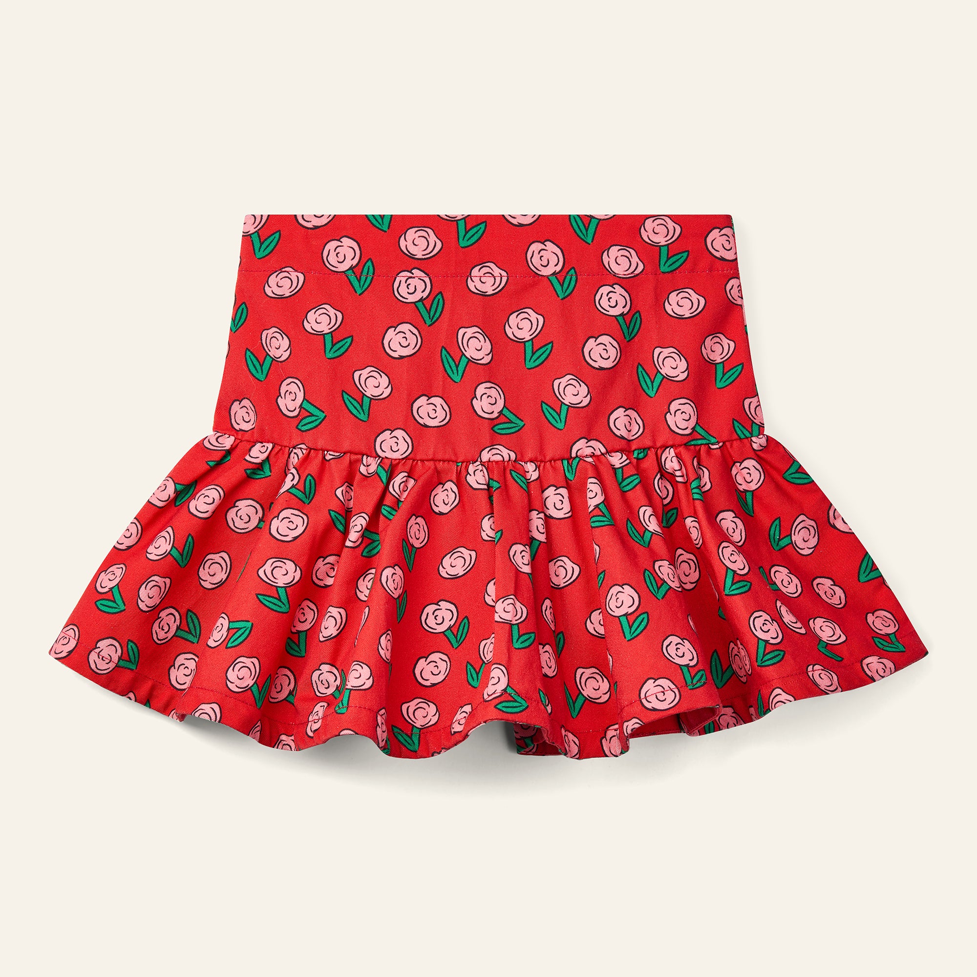 Wynken - cloud denim skirt - dancing dhalia