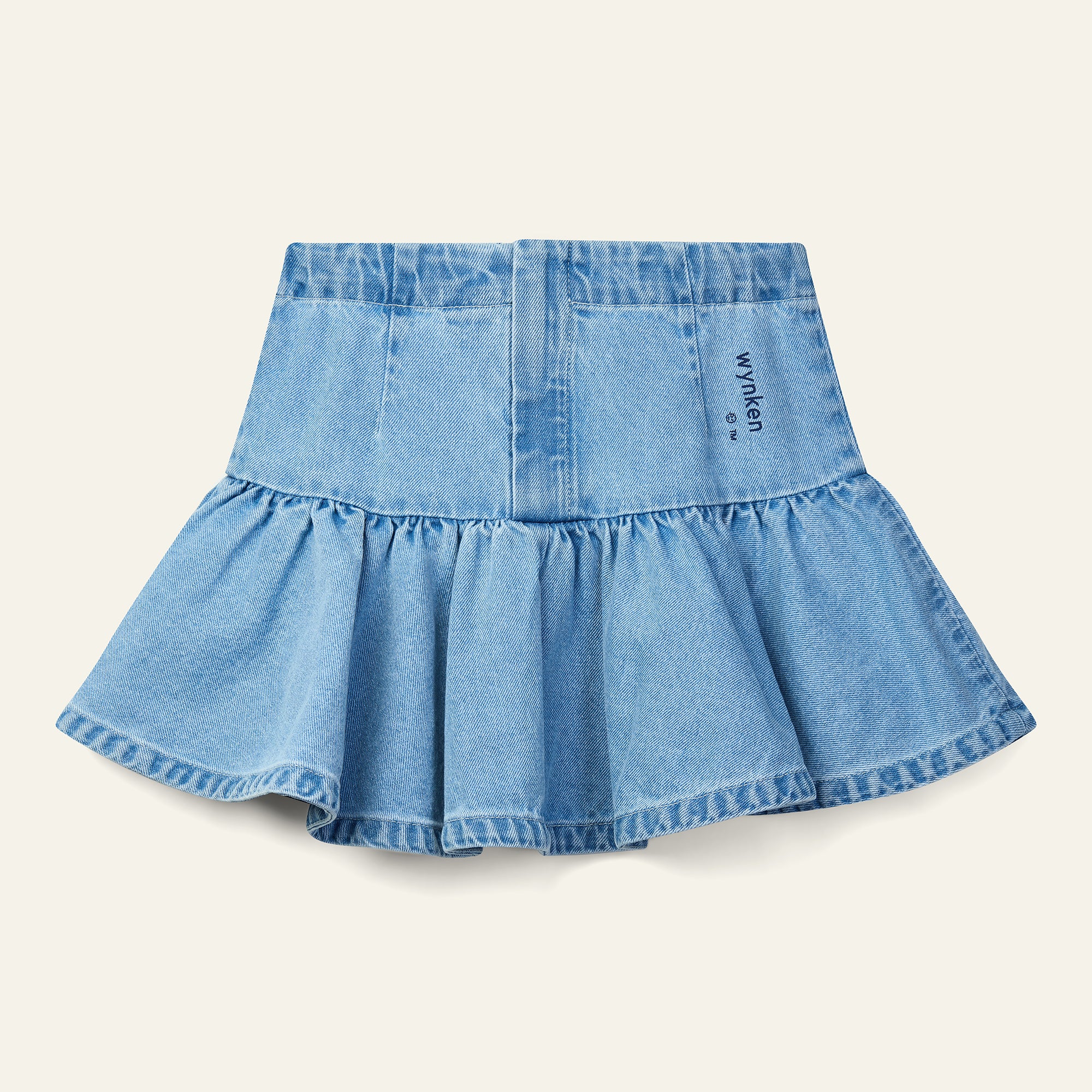 Wynken - cloud denim skirt - mid wash