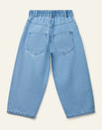 Wynken - panel jeans - mid wash/pale bleach