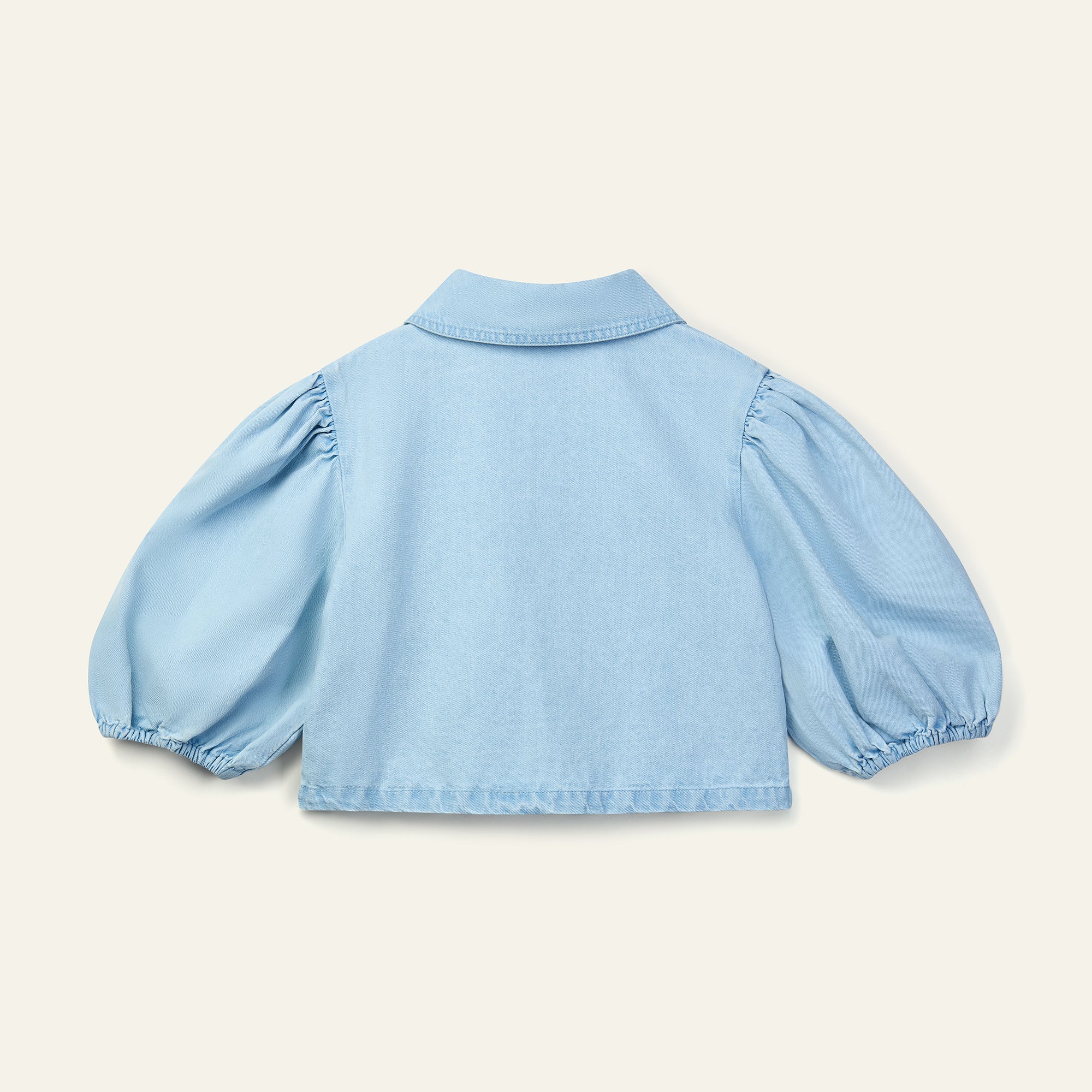 Wynken - annka bolero denim top - pale bleached