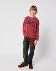 Bobo Choses - kids - dominos t-shirt - brown