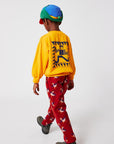 Bobo Choses - kids - la oca allover chino - red