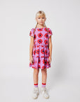 Bobo Choses - kids - kaleidoscope allover dress - purple