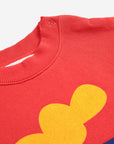 Bobo Choses - baby - choo choo sweatshirt - red