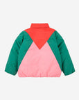 Bobo Choses - kids - tic tac toe colorblock anorak - multicolor