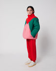 Bobo Choses - kids - tic tac toe colorblock anorak - multicolor