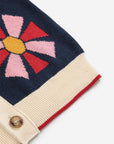 Bobo Choses - kids - kaleidoscope vest - navy blue